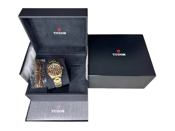 tudor black bay 58 bronze m79012m-0001 , 39mm bronze pre-owned - luxury address watches